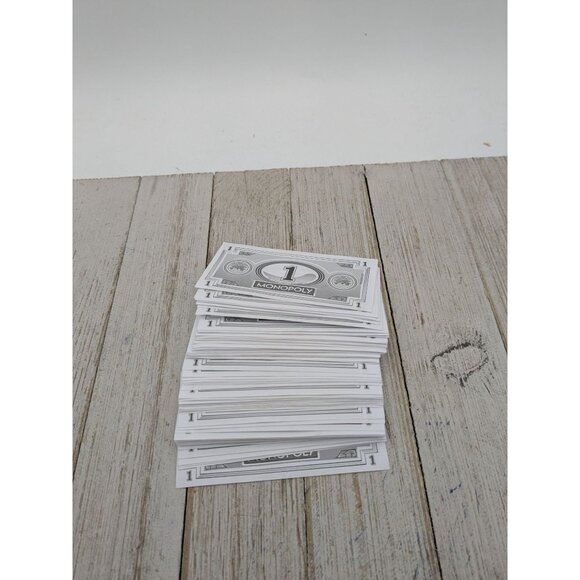 Monopoly Junior Replacement Money White - Picture 1 of 3